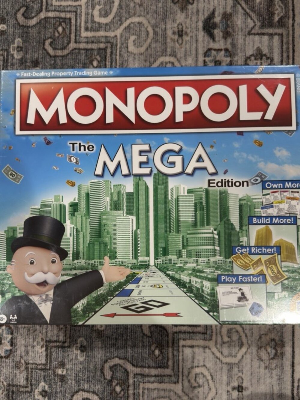 New Sealed Monopoly The Mega Edition Board Game